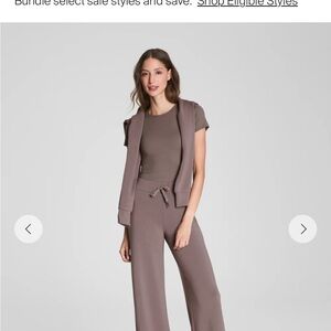 SPANX air essentials wide leg pant